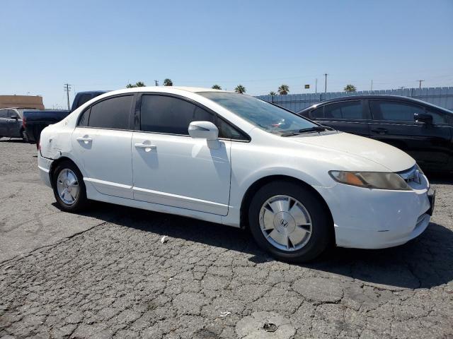 JHMFA36256S018376 - 2006 HONDA CIVIC HYBRID WHITE photo 4