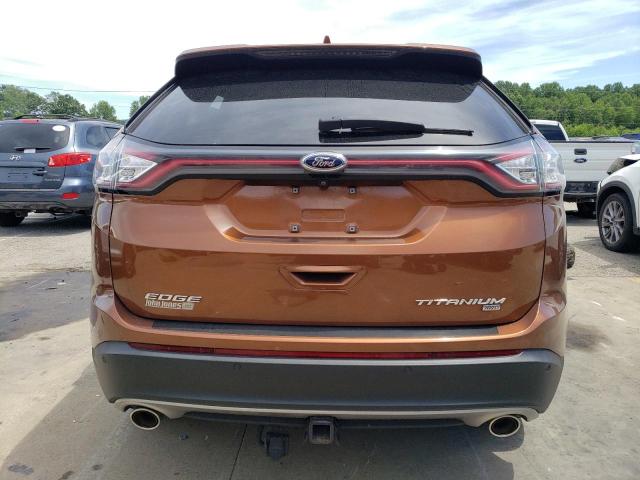 2FMPK4K8XHBB15519 - 2017 FORD EDGE TITANIUM ORANGE photo 6