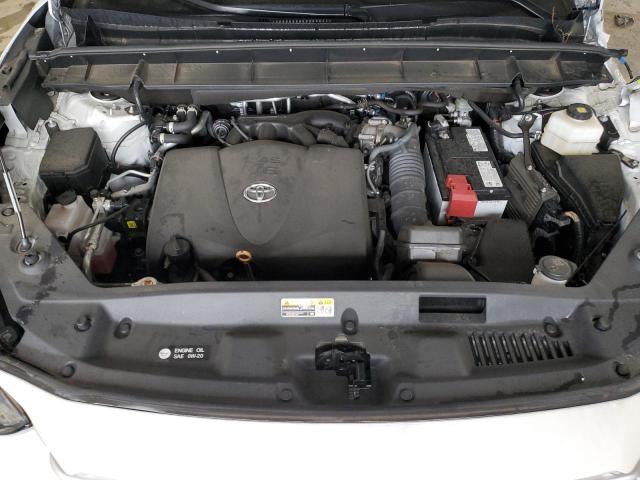 5TDHZRBH0NS591497 - 2022 TOYOTA HIGHLANDER XLE WHITE photo 12