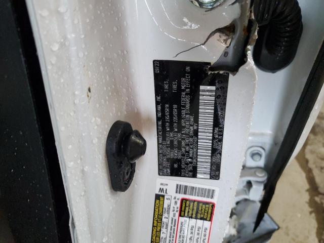 5TDHZRBH0NS591497 - 2022 TOYOTA HIGHLANDER XLE WHITE photo 14