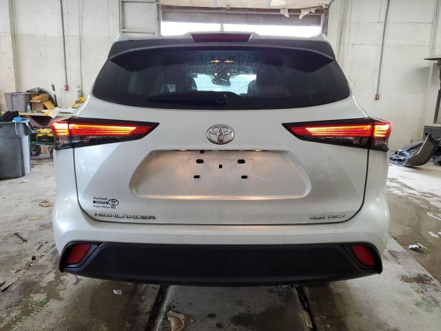 5TDHZRBH0NS591497 - 2022 TOYOTA HIGHLANDER XLE WHITE photo 6