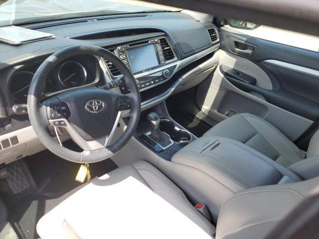 5TDKKRFHXGS120593 - 2016 TOYOTA HIGHLANDER XLE SILVER photo 8