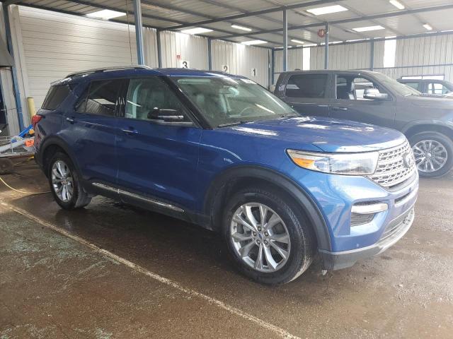 1FMSK8FH3PGA58647 - 2023 FORD EXPLORER LIMITED BLUE photo 4