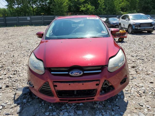 1FADP3N21EL422573 - 2014 FORD FOCUS TITANIUM RED photo 5