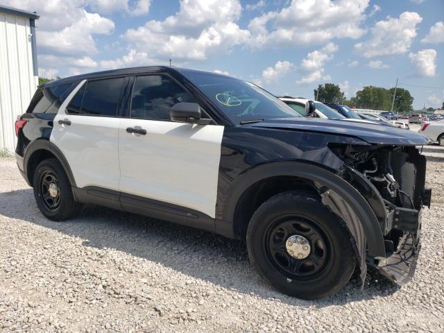 1FM5K8AB8MGA64939 - 2021 FORD EXPLORER POLICE INTERCEPTOR 黑色 照片 4