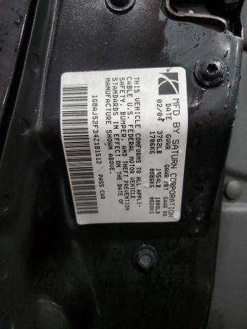 1G8AJ52F34Z181512 - 2004 SATURN ION LEVEL 2 BLACK photo 12