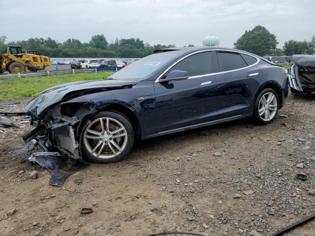 5YJSA1DNXDFP12279 - 2013 TESLA MODEL S Կապույտ լուսանկար 1