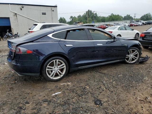 5YJSA1DNXDFP12279 - 2013 TESLA MODEL S Կապույտ լուսանկար 3