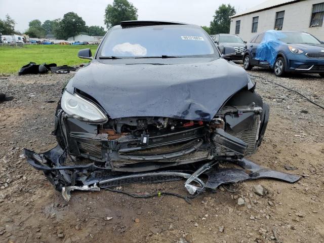 5YJSA1DNXDFP12279 - 2013 TESLA MODEL S Կապույտ լուսանկար 5