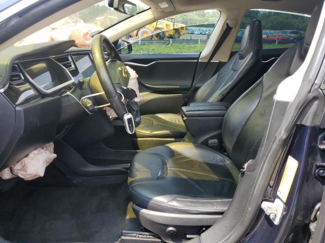 5YJSA1DNXDFP12279 - 2013 TESLA MODEL S Կապույտ լուսանկար 7