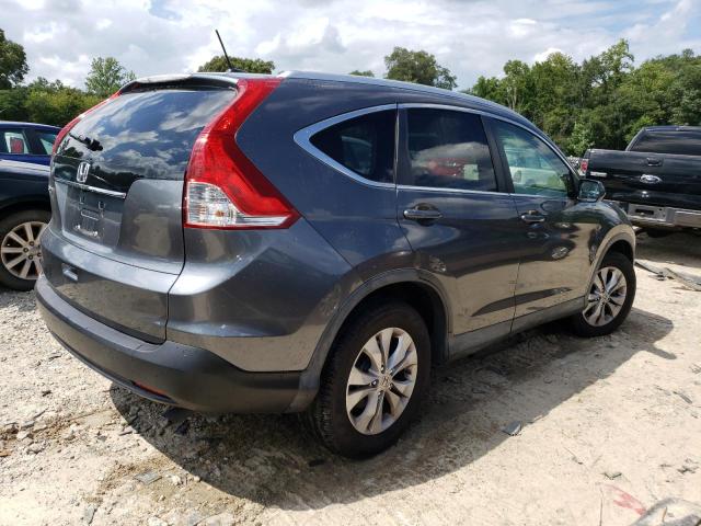 2HKRM4H7XDH639788 - 2013 HONDA CR-V EXL GRAY photo 3