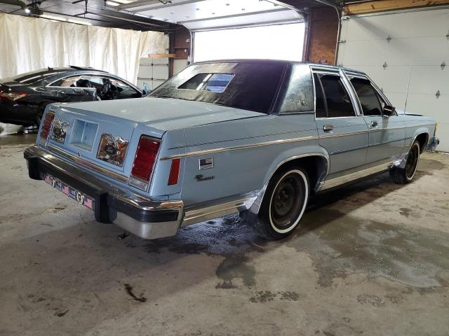 2FABP43FXGX219643 - 1986 FORD LTD CROWN VICTORIA BLUE photo 3