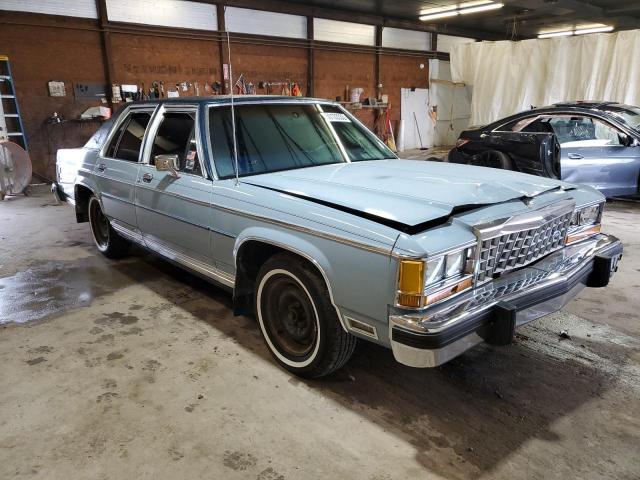 2FABP43FXGX219643 - 1986 FORD LTD CROWN VICTORIA BLUE photo 4