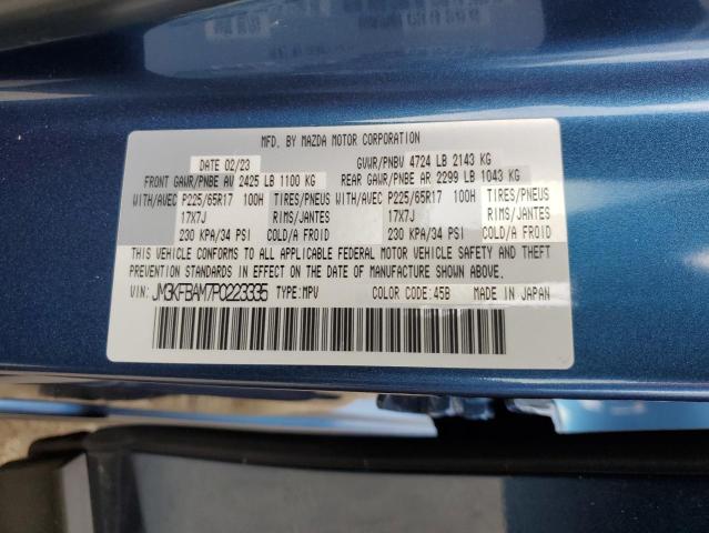 JM3KFBAM7P0223335 - 2023 MAZDA CX-5 BLUE photo 14