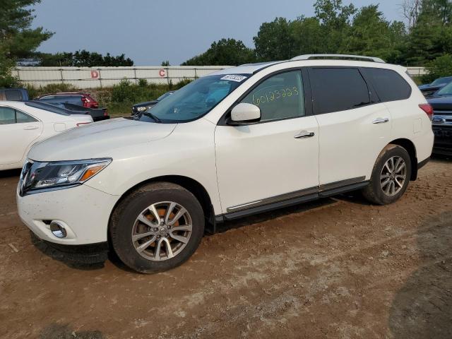 5N1AR2MM6DC623612 - 2013 NISSAN PATHFINDER S WHITE photo 1