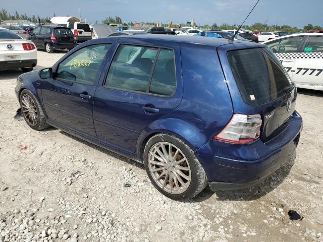 9BWGB61J024062471 - 2002 VOLKSWAGEN GOLF GLS BLUE photo 2