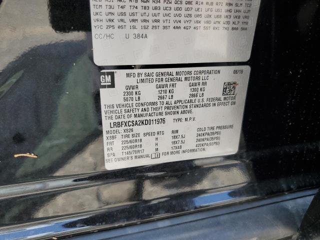 LRBFXCSA2KD011976 - 2019 BUICK ENVISION ESSENCE Qara foto 13