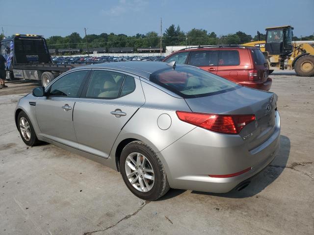 KNAGM4A76D5385267 - 2013 KIA OPTIMA LX SILVER photo 2