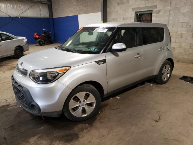 KNDJN2A21E7708919 - 2014 KIA SOUL SILVER photo 1