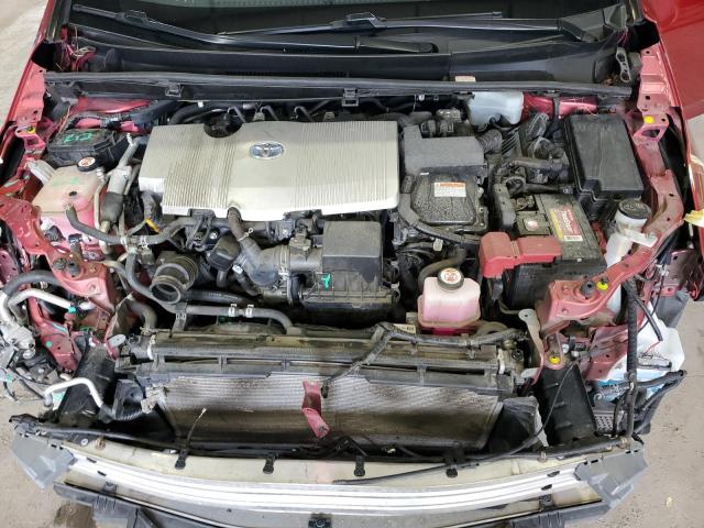 JTDKARFP8K3118877 - 2019 TOYOTA PRIUS PRIM 红色 照片 11