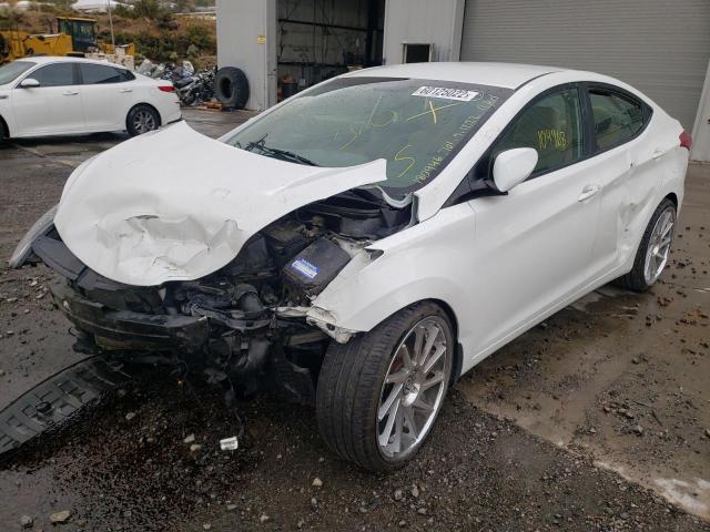 5NPDH4AE6DH226161 - 2013 HYUNDAI ELANTRA GLS WHITE photo 2