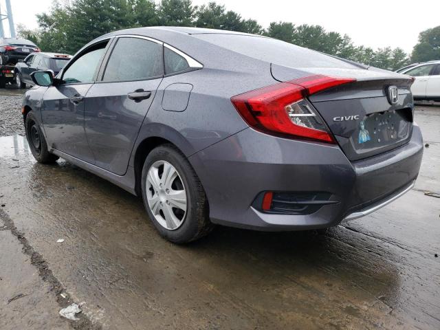 2HGFC2F66KH563224 - 2019 HONDA CIVIC LX GRAY photo 2