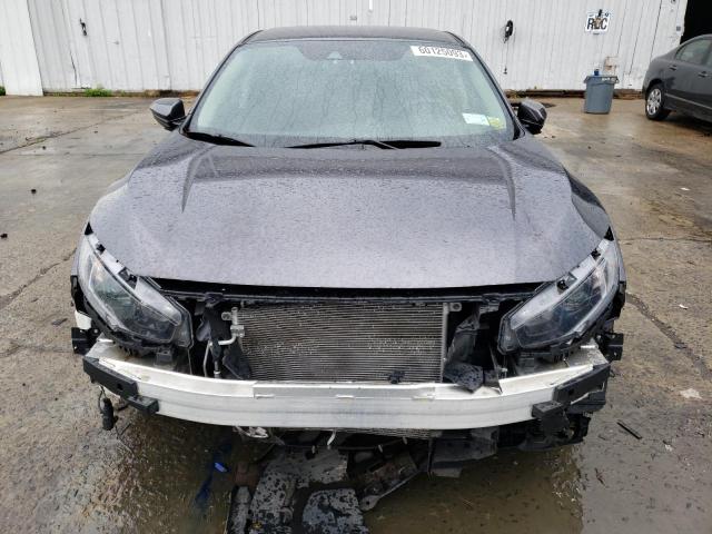 2HGFC2F66KH563224 - 2019 HONDA CIVIC LX GRAY photo 5