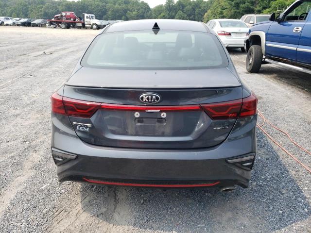 3KPF34AD6ME279090 - 2021 KIA FORTE GT LINE GRAY photo 6