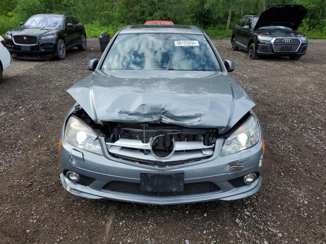 WDDGF8BB3AF518389 - 2010 MERCEDES-BENZ C 300 4MATIC GRAY photo 5