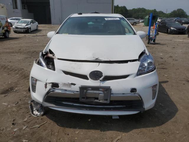 JTDKN3DP5E3050109 - 2014 TOYOTA PRIUS PLUG Белый фото 5