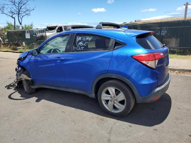 3CZRU5H58KM704398 - 2019 HONDA HR-V EX BLUE photo 2