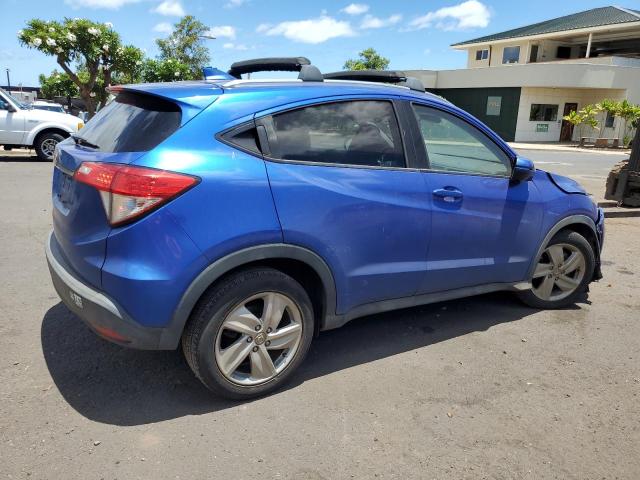 3CZRU5H58KM704398 - 2019 HONDA HR-V EX BLUE photo 3