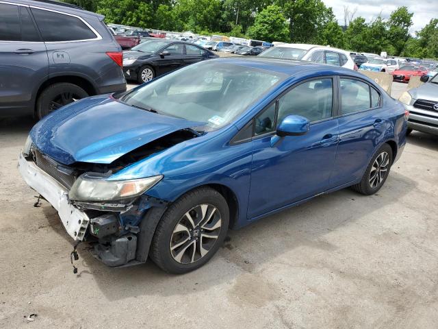 2HGFB2F98DH540818 - 2013 HONDA CIVIC EXL BLUE photo 1