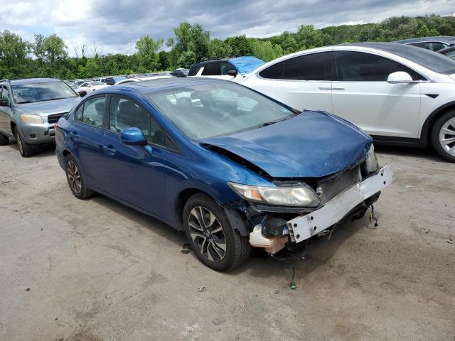 2HGFB2F98DH540818 - 2013 HONDA CIVIC EXL BLUE photo 4
