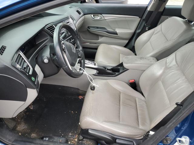 2HGFB2F98DH540818 - 2013 HONDA CIVIC EXL BLUE photo 7
