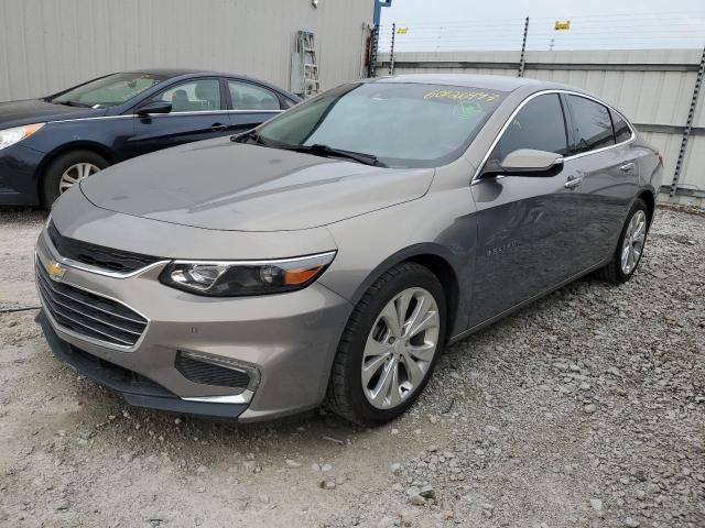 1G1ZE5SX2JF179648 - 2018 CHEVROLET MALIBU PREMIER GRAY photo 1