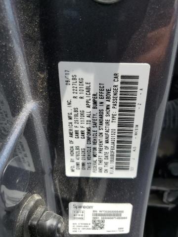 19UUB3F6XJA001520 - 2018 ACURA TLX TECH+A Մոխրագույն լուսանկար 12