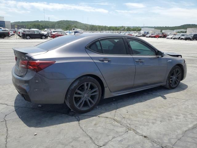 19UUB3F6XJA001520 - 2018 ACURA TLX TECH+A Մոխրագույն լուսանկար 3