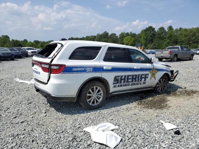 1C4SDJFT9NC195283 - 2022 DODGE DURANGO PURSUIT WHITE photo 3