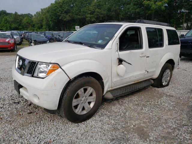 5N1AR18W56C667514 - 2006 NISSAN PATHFINDER LE WHITE photo 1