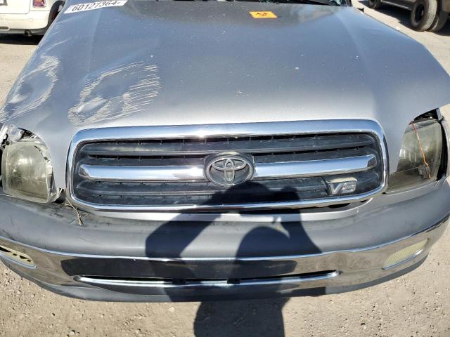5TBRT341X1S192859 - 2001 TOYOTA TUNDRA ACCESS CAB ვერცხლისფერი ფოტო 11