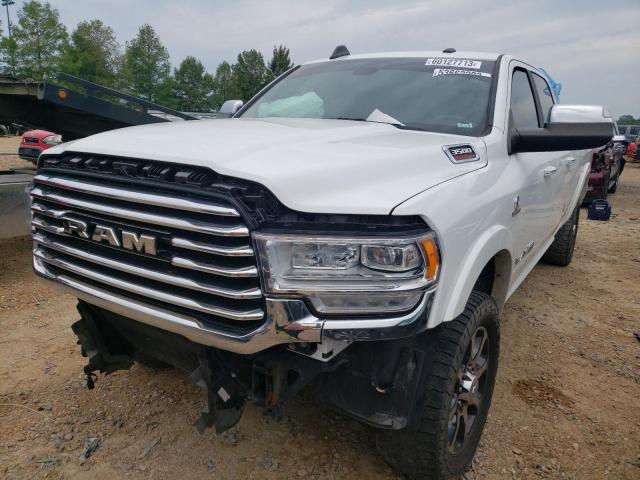 3C63R3KL6KG625486 - 2019 RAM 3500 LONGHORN WHITE photo 1