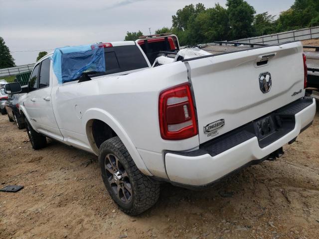 3C63R3KL6KG625486 - 2019 RAM 3500 LONGHORN WHITE photo 2