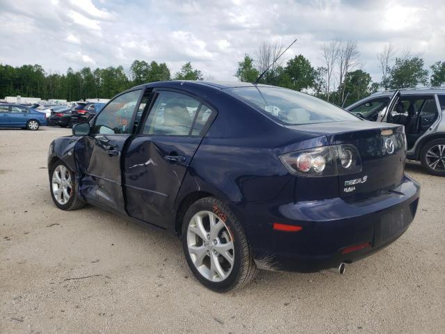 JM1BK32F891229037 - 2009 MAZDA 3 I BLUE photo 3