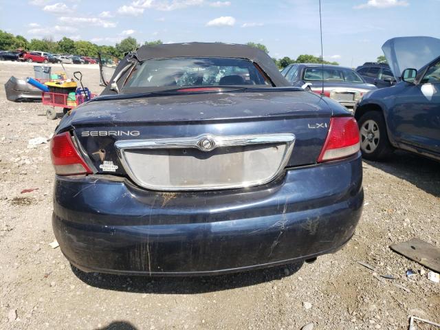 1C3EL55R82N250288 - 2002 CHRYSLER SEBRING LXI BLUE photo 6