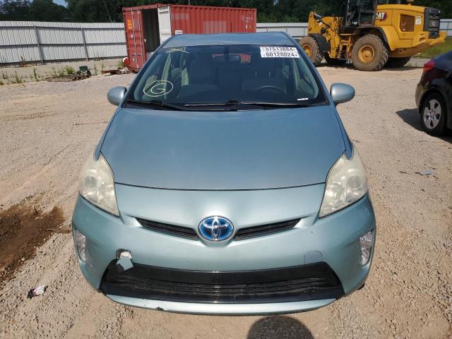 JTDKN3DUXD1621318 - 2013 TOYOTA PRIUS TURQUOISE photo 5