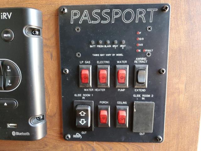 4YDT24028GT410616 - 2016 KEYSTONE PASSPORT WHITE photo 8