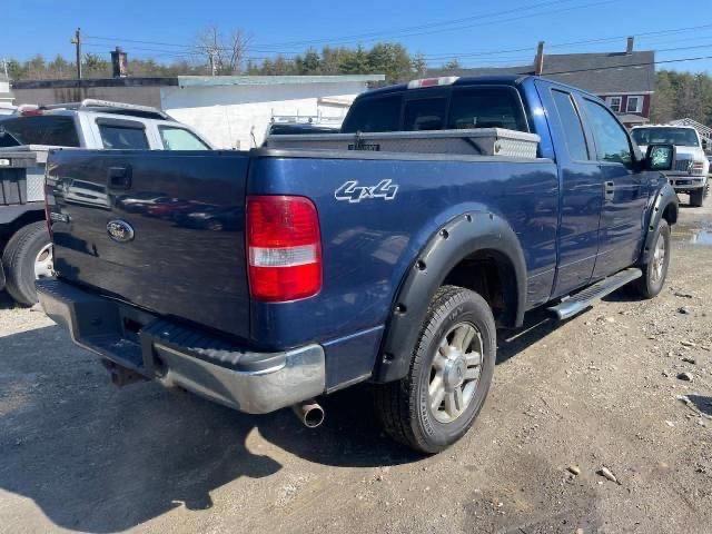 1FTPX14538FB92609 - 2008 FORD F150 BLUE photo 4