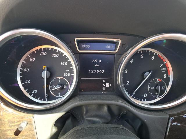 4JGDA5HB3CA009092 - 2012 MERCEDES-BENZ ML 350 4MATIC SILVER photo 9