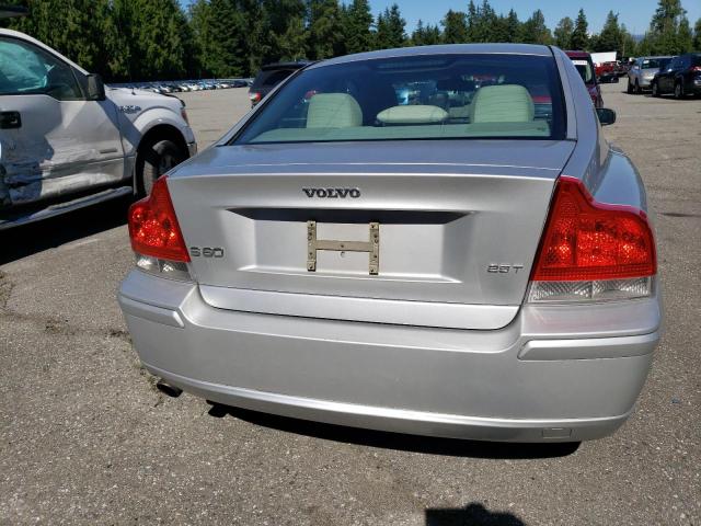 YV1RS592152471910 - 2005 VOLVO S60 2.5T SILVER photo 6